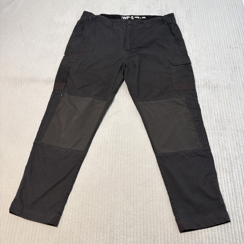 FXD WP5 Double Knee Cargo Pants Mens 42x32 Black Utility